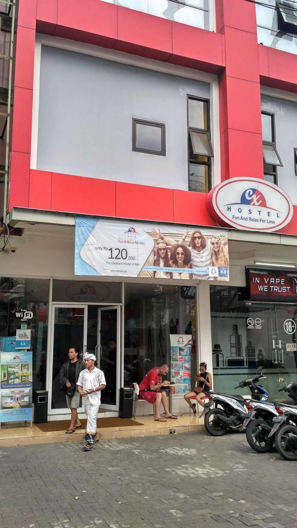 Cx Hostel Kuta Raya Экстерьер фото
